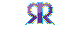 The image displays a logo with a stylized purple and blue ribbon, which is often associated with awareness or support for various causes.