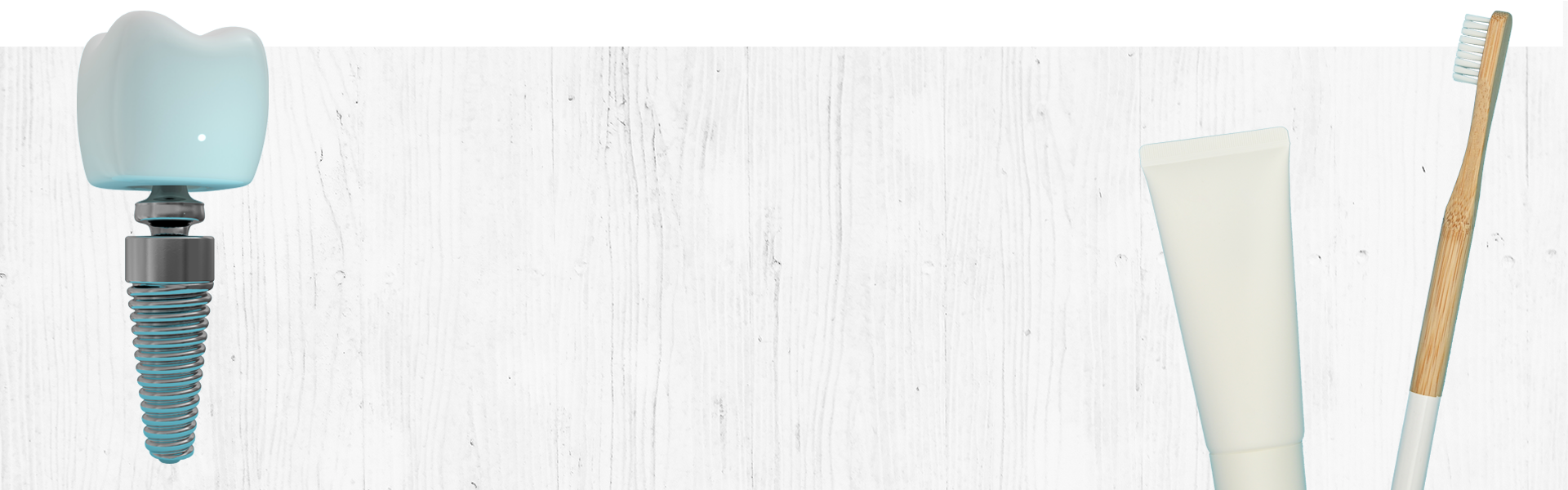 An image featuring a collection of small items, including a blue object resembling an ice cream cone, a white tube with a black cap, and a wooden stick, displayed against a textured background.